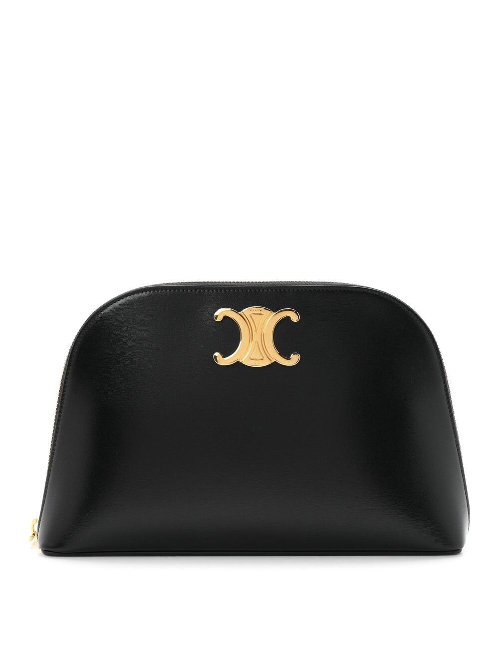 Celine Shiny Calfskin Triomphe Clutch #372537C79B